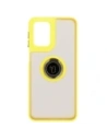 Hurtownia GSM - Etui z uchwytem na palec Bizon Case Hybrid Ring do Motorola Moto G55 5G kouřové se žlutým rámečkem - BIZ7104 - {ean13} - Hurt