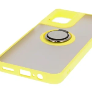 Wholesale Bizon Case Hybrid Ring Motorola Moto G55 5G smoky with a yellow frame - BIZ7104 - {ean13} - Hurt