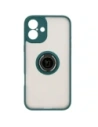 Hurtownia GSM - Bizon Case Hybrid Ring Apple iPhone 16 Plus rauchig mit einem dunkelgrünen Rahmen - BIZ7105 - {ean13} - Hurt