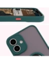Hurtownia GSM - Bizon Case Hybrid Ring Apple iPhone 16 Plus rauchig mit einem dunkelgrünen Rahmen - BIZ7105 - {ean13} - Hurt