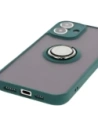 Hurtownia GSM - Bizon Case Hybrid Ring Apple iPhone 16 Plus rauchig mit einem dunkelgrünen Rahmen - BIZ7105 - {ean13} - Hurt