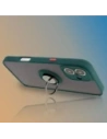 Wholesale Bizon Case Hybrid Ring Apple iPhone 16 Plus smoky with a dark green frame - BIZ7105 - {ean13} - Hurt