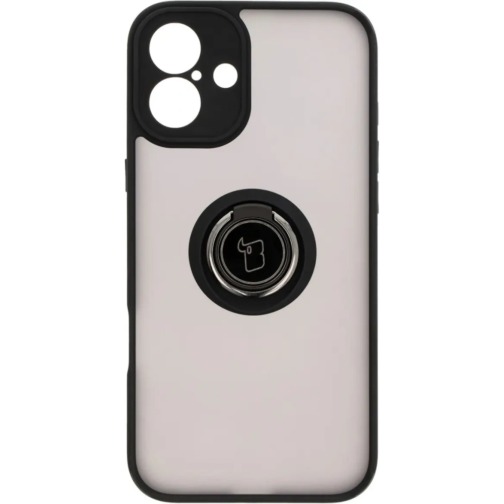 Hurtownia GSM - Bizon Case Hybrid Ring Apple iPhone 16 Plus rauchig mit einem schwarzen Rahmen - BIZ7106 - {ean13} - Hurt