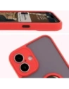 Hurtownia GSM - Bizon Case Hybrid Ring Apple iPhone 16 Plus rauchig mit rotem Rahmen - BIZ7107 - {ean13} - Hurt