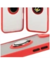 Hurtownia GSM - Bizon Case Hybrid Ring Apple iPhone 16 Plus rauchig mit rotem Rahmen - BIZ7107 - {ean13} - Hurt