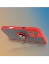 Hurtownia GSM - Bizon Case Hybrid Ring Apple iPhone 16 Plus fumuriu cu un cadru roșu - BIZ7107 - {ean13} - Hurt