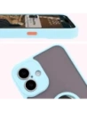Hurtownia GSM - Bizon Case Hybrid Ring Apple iPhone 16 Plus fumuriu cu un cadru de culoare albastru deschis - BIZ7109 - {ean13} - Hurt