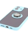 Hurtownia GSM - Bizon Case Hybrid Ring Apple iPhone 16 Plus fumuriu cu un cadru de culoare albastru deschis - BIZ7109 - {ean13} - Hurt