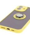 Hurtownia GSM - Bizon Case Hybrid Ring Apple iPhone 16 Plus fumuriu cu un cadru galben - BIZ7110 - {ean13} - Hurt