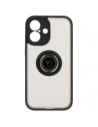 Hurtownia GSM - Bizon Case Hybrid Ring Apple iPhone 16 fumuriu cu un cadru negru - BIZ7112 - {ean13} - Hurt