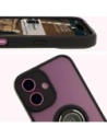Hurtownia GSM - Bizon Case Hybrid Ring Apple iPhone 16 fumuriu cu un cadru negru - BIZ7112 - {ean13} - Hurt
