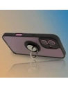Hurtownia GSM - Etui z uchwytem na palec Bizon Case Hybrid Ring do Apple iPhone 16 zakouřená s černým rámečkem - BIZ7112 - {ean13} - Hurt
