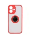 Hurtownia GSM - Bizon Case Hybrid Ring Apple iPhone 16 füstös piros kerettel - BIZ7113 - {ean13} - Hurt