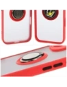 Hurtownia GSM - Bizon Case Hybrid Ring Apple iPhone 16 fumuriu cu un cadru roșu - BIZ7113 - {ean13} - Hurt