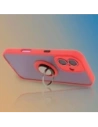 Hurtownia GSM - Bizon Case Hybrid Ring Apple iPhone 16 fumuriu cu un cadru roșu - BIZ7113 - {ean13} - Hurt