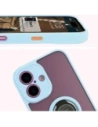 Hurtownia GSM - Bizon Case Hybrid Ring Apple iPhone 16 füstös színben, világoskék kerettel - BIZ7115 - {ean13} - Hurt