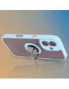 Hurtownia GSM - Bizon Case Hybrid Ring Apple iPhone 16 füstös színben, világoskék kerettel - BIZ7115 - {ean13} - Hurt