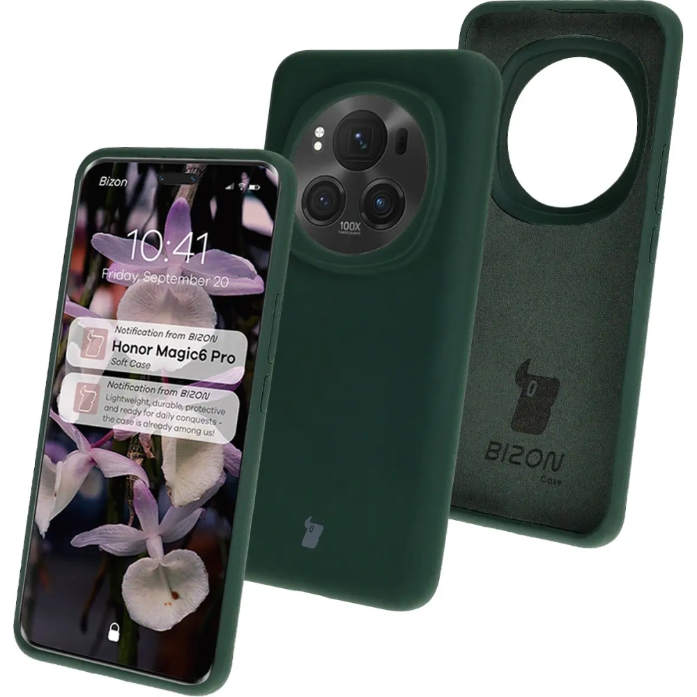 Wholesale Bizon Soft Case Honor Magic6 Pro dark green - BIZ7118 - {ean13} - Hurt