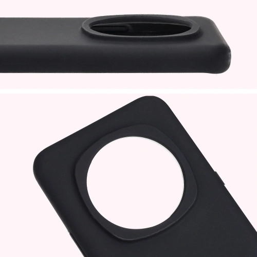 Silikonowe etui Bizon Soft Case do Honor Magic6 Pro czarne