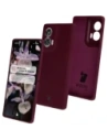 Bizon Soft Case Motorola Edge 50 Fusion dark purple