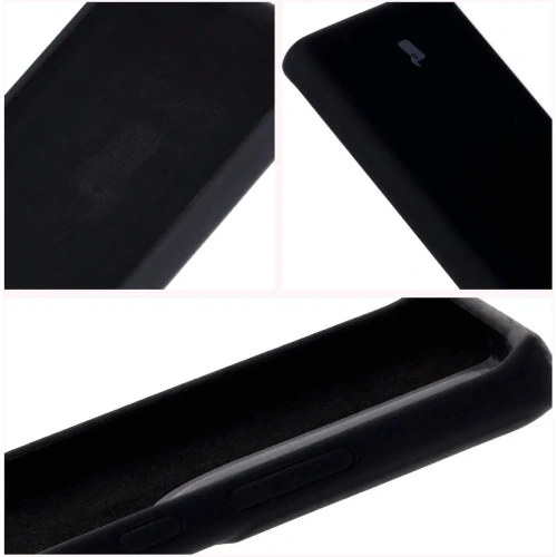 Silikonowe etui Bizon Soft Case do Motorola Edge 50 Fusion czarne
