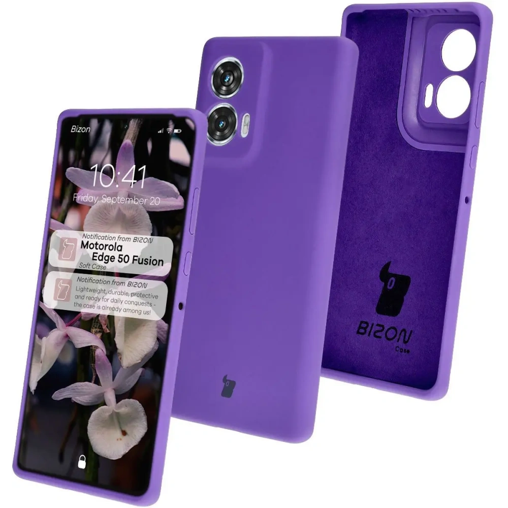 Hurtownia GSM - Silikonový obal Bizon Soft Case pro Motorola Edge 50 Fusion fialový - BIZ7125 - {ean13} - Hurt