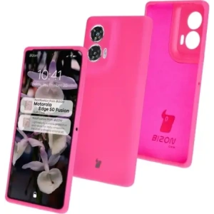 Hurtownia GSM - Buzunar moale Bizon pentru Motorola Edge 50 Fusion roz neon - BIZ7126 - {ean13} - Hurt