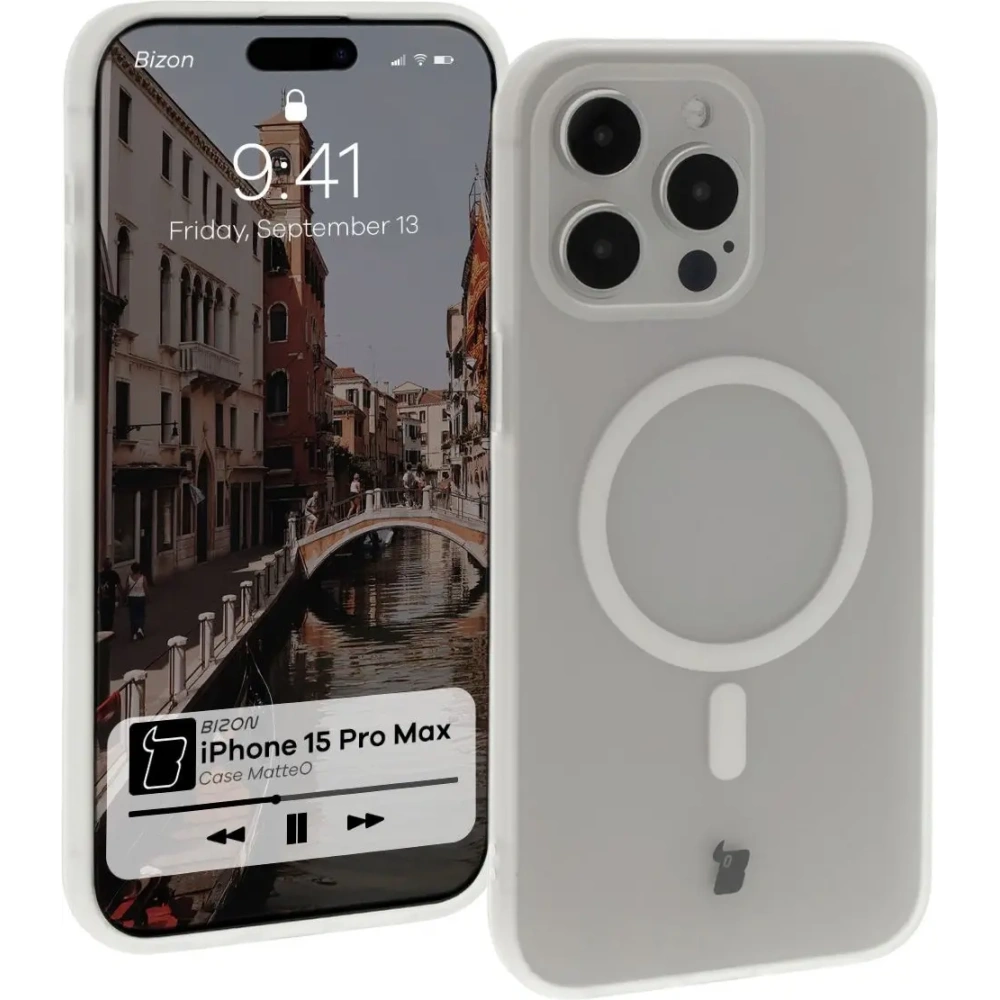 Hurtownia GSM - Bizon Case MatteO Apple iPhone 15 Pro Max durchsichtig - BIZ7128 - {ean13} - Hurt