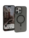 Bizon Case MatteO Apple iPhone 15 transparent mit schwarzem Rahmen