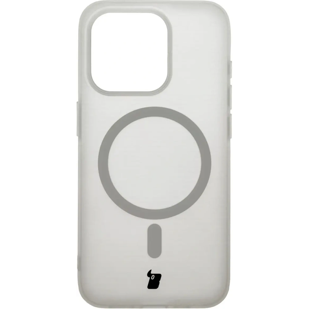 Hurtownia GSM - Etui s magnetickým kroužkem Bizon Case MatteO pro Apple iPhone 15 Pro poloprůhledné - BIZ7131 - {ean13} - Hurt