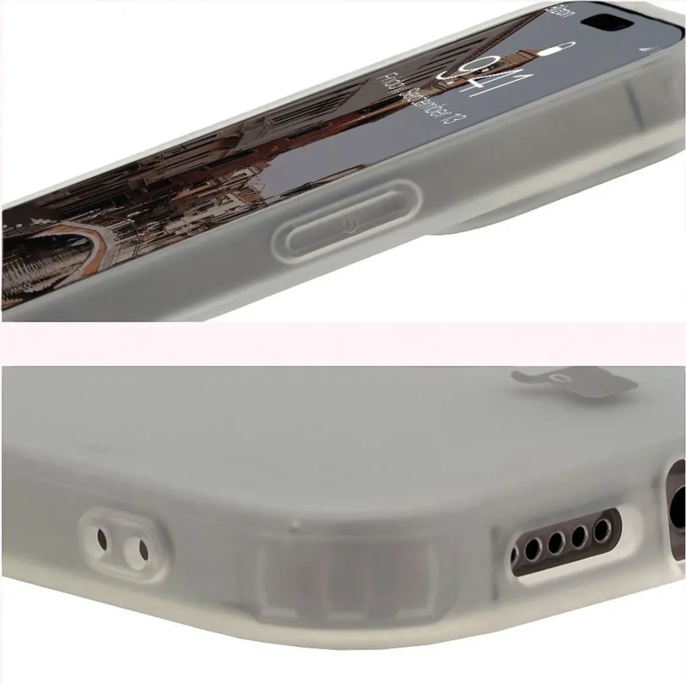 Hurtownia GSM - Etui s magnetickým kroužkem Bizon Case MatteO pro Apple iPhone 15 Pro poloprůhledné - BIZ7131 - {ean13} - Hurt