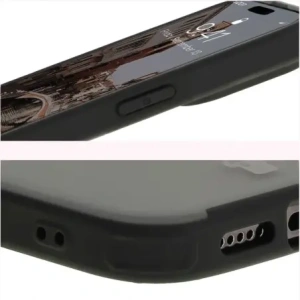 Hurtownia GSM - Bizon Case MatteO Apple iPhone 15 Pro átlátszó fekete kerettel - BIZ7132 - {ean13} - Hurt