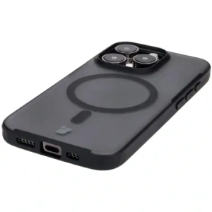 Hurtownia GSM - Bizon Case MatteO Apple iPhone 15 Pro átlátszó fekete kerettel - BIZ7132 - {ean13} - Hurt
