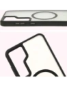 Hurtownia GSM - Bizon Case MatteO Samsung Galaxy S24 Plus transparent cu ramă neagră - BIZ7135 - {ean13} - Hurt