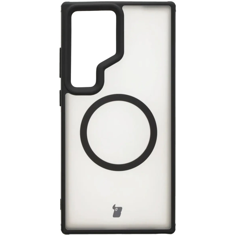 Wholesale Bizon Case MatteO Samsung Galaxy S24 Ultra transparent with black frame - BIZ7136 - {ean13} - Hurt