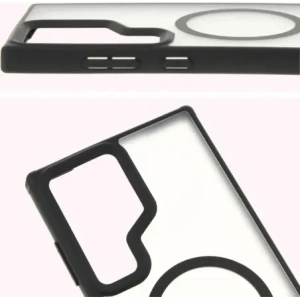 Hurtownia GSM - Bizon Case MatteO Samsung Galaxy S24 Ultra transparent mit schwarzem Rahmen - BIZ7136 - {ean13} - Hurt