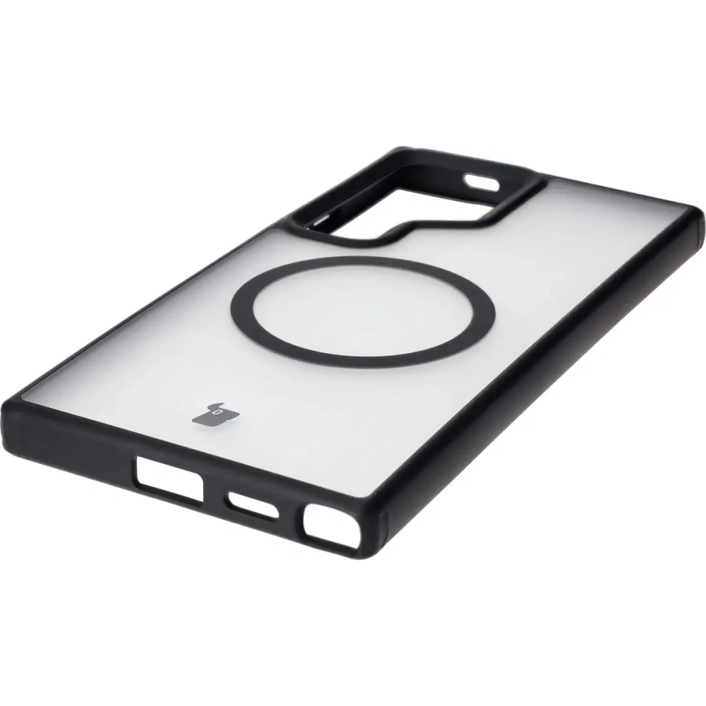 Wholesale Bizon Case MatteO Samsung Galaxy S24 Ultra transparent with black frame - BIZ7136 - {ean13} - Hurt