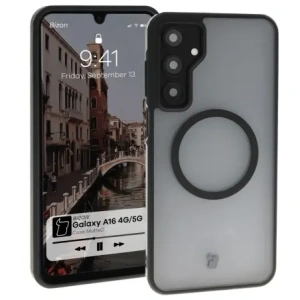 Wholesale Bizon Case MatteO Samsung Galaxy A16 4G/5G transparent with black frame - BIZ7137 - {ean13} - Hurt