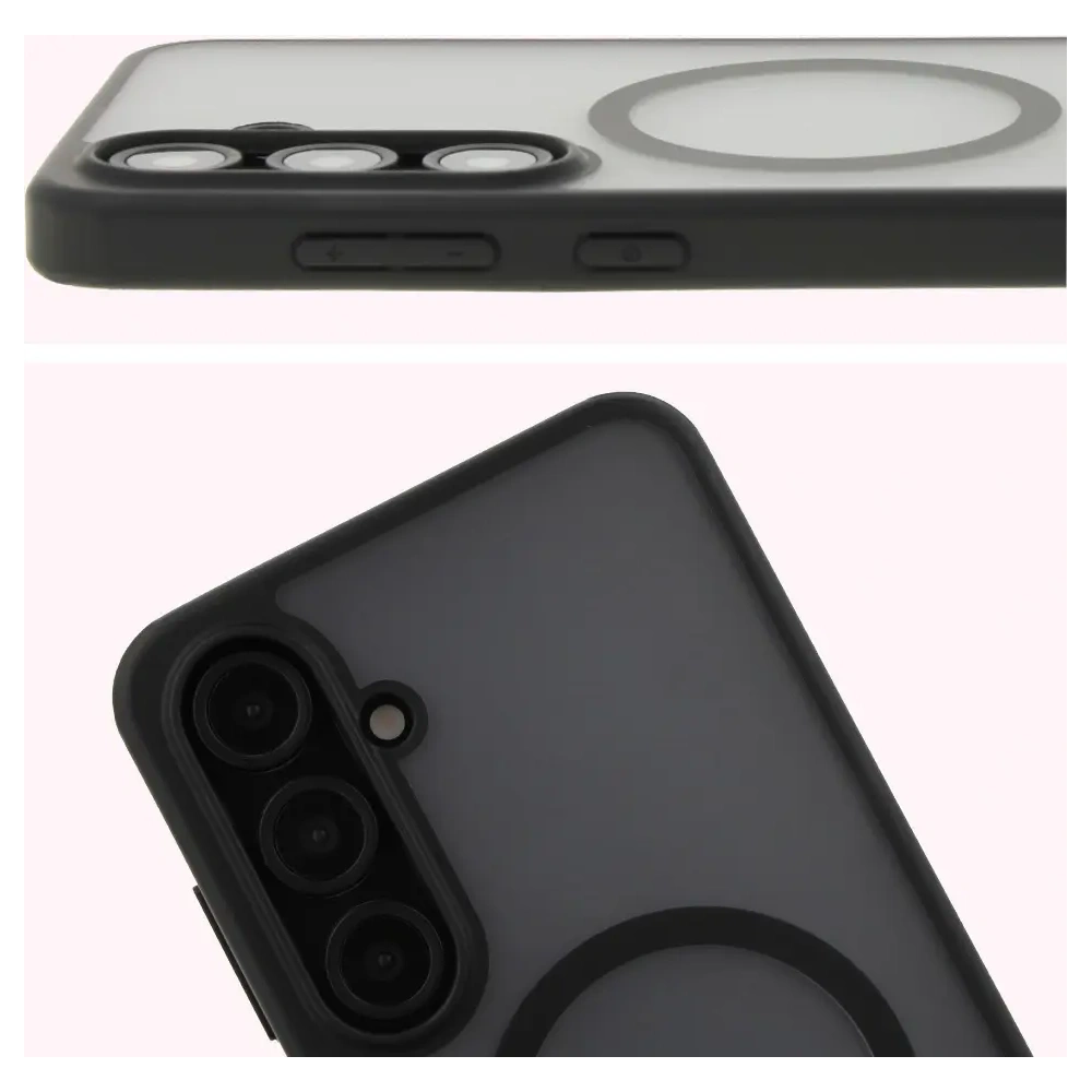 Hurtownia GSM - Bizon Case MatteO Samsung Galaxy S24 FE transparent mit schwarzem Rahmen - BIZ7138 - {ean13} - Hurt