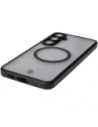 Hurtownia GSM - Bizon Case MatteO Samsung Galaxy S24 FE transparent cu ramă neagră - BIZ7138 - {ean13} - Hurt