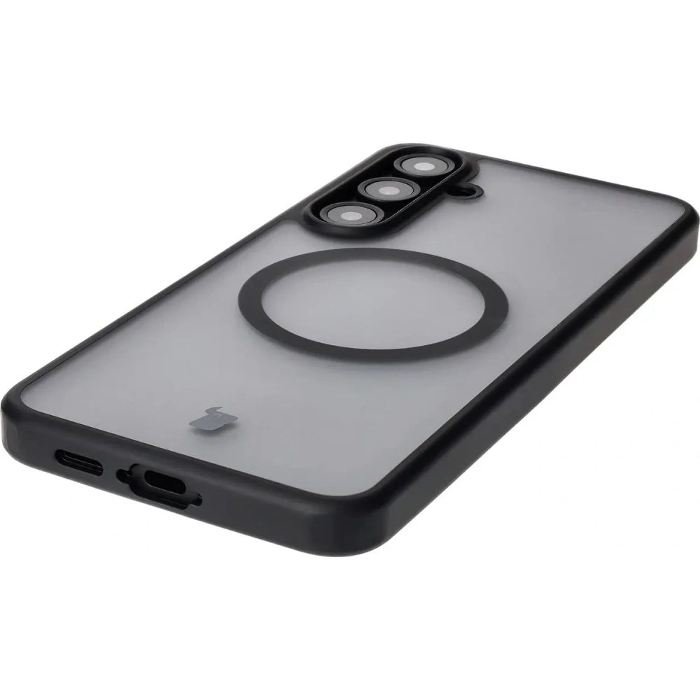 Hurtownia GSM - Bizon Case MatteO Samsung Galaxy S24 FE transparent mit schwarzem Rahmen - BIZ7138 - {ean13} - Hurt
