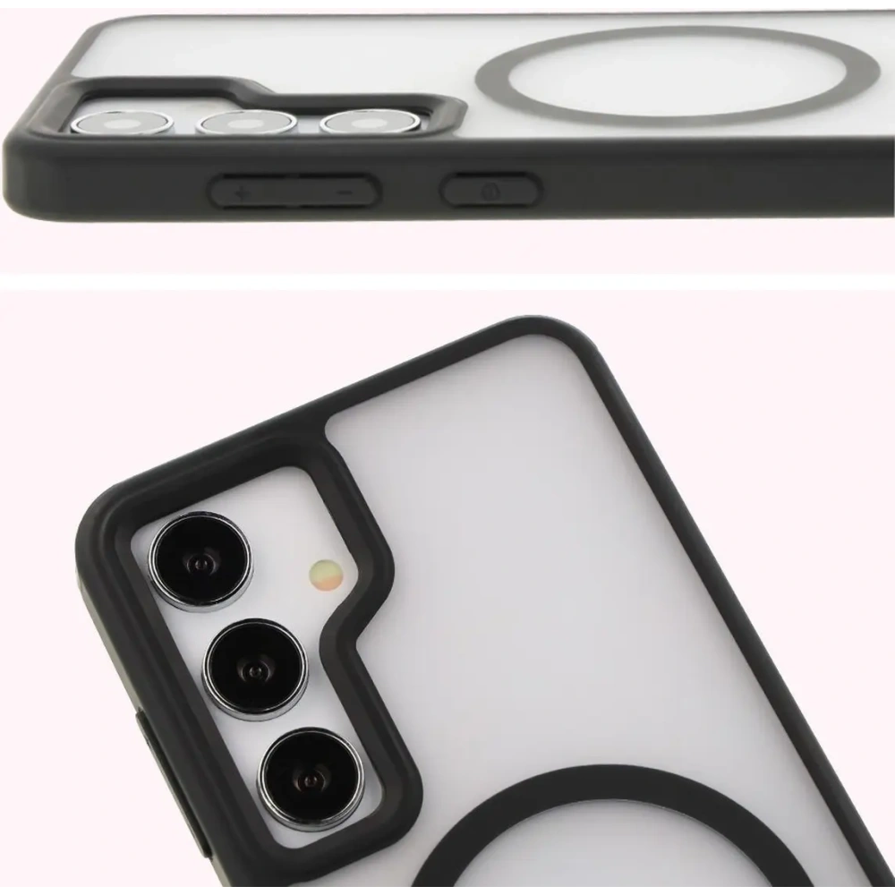 Hurtownia GSM - Bizon Case MatteO Samsung Galaxy S24 átlátszó fekete kerettel - BIZ7139 - {ean13} - Hurt