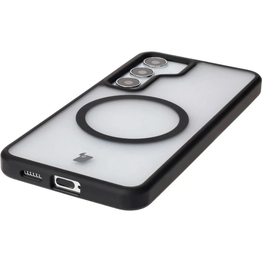 Hurtownia GSM - Bizon Case MatteO Samsung Galaxy S24 átlátszó fekete kerettel - BIZ7139 - {ean13} - Hurt