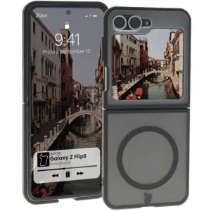 Hurtownia GSM - Bizon Case MatteO Samsung Galaxy Z Flip6 transparent mit schwarzem Rahmen - BIZ7140 - {ean13} - Hurt