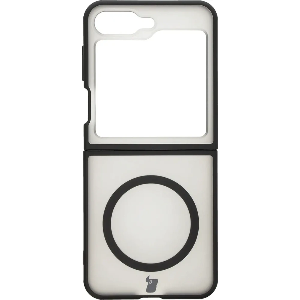 Hurtownia GSM - Bizon Case MatteO Samsung Galaxy Z Flip6 transparent mit schwarzem Rahmen - BIZ7140 - {ean13} - Hurt