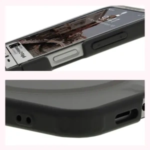 Hurtownia GSM - Bizon Case MatteO Samsung Galaxy Z Flip6 átlátszó fekete kerettel - BIZ7140 - {ean13} - Hurt