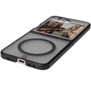 Hurtownia GSM - Bizon Case MatteO Samsung Galaxy Z Flip6 átlátszó fekete kerettel - BIZ7140 - {ean13} - Hurt