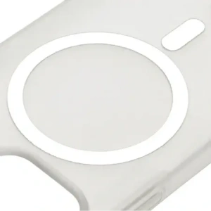 Etui z pierścieniem magnetycznym Bizon Case MatteO do Apple iPhone 13 Pro półprzezroczyste z przezroczystą ramką