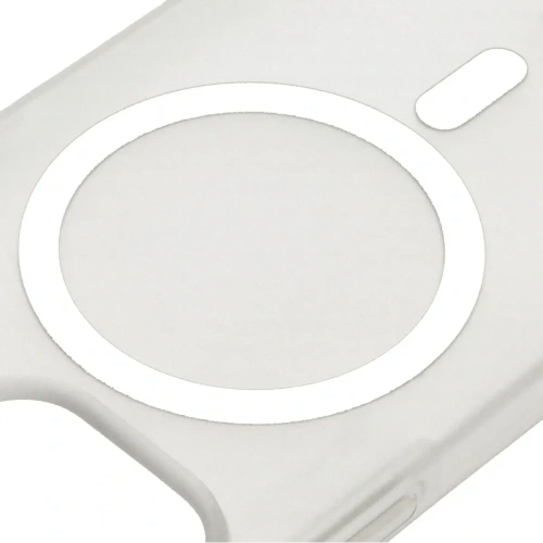 Etui z pierścieniem magnetycznym Bizon Case MatteO do Apple iPhone 13 Pro półprzezroczyste z przezroczystą ramką