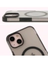 Hurtownia GSM - Bizon Case MatteO Apple iPhone 14 / Phone 13 átlátszó fekete kerettel - BIZ7143 - {ean13} - Hurt